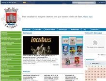 Tablet Screenshot of cm-caminha.pt